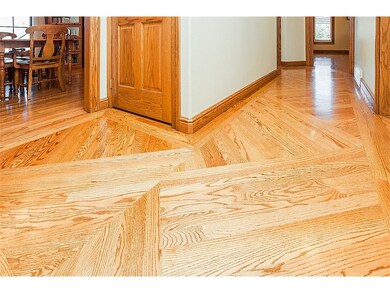 Beautiful flooring in the hallway!