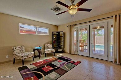 FAMILY ROOM / BRAND NEW FRENCH DOORS!