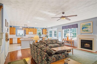 Family Room into Kitchen