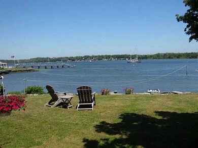 View. View from the front deck with yard leading t