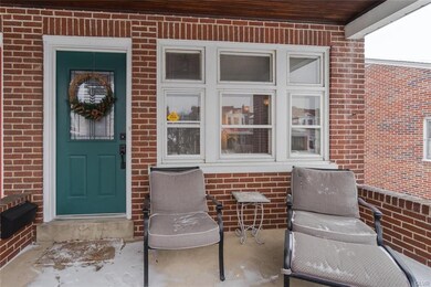 Covered front porch
