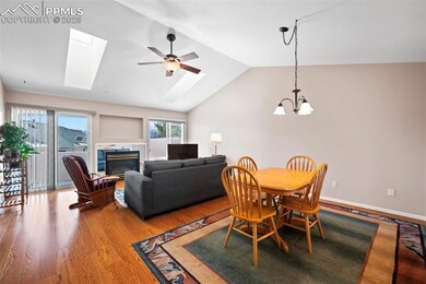 Open floorplan living and dining areas featuring a
