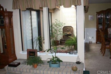 Atrium adjacent to dining room.
