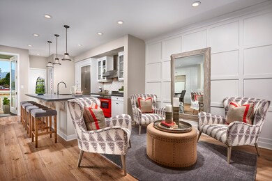 Goleta - Plan 1A Kitchen & Living Room