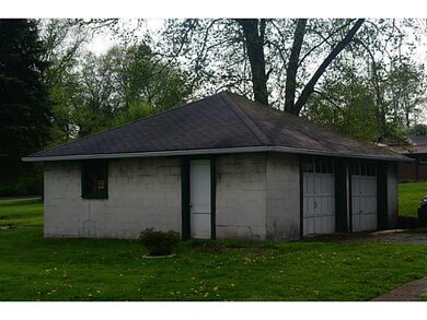 Parking Lot/Garage. 2 car detached garage in backy