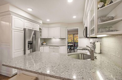 kitchen with eating bar