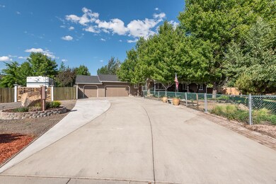 Driveway and 3 car garage