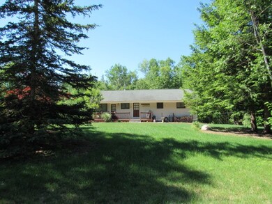 Large front lawn