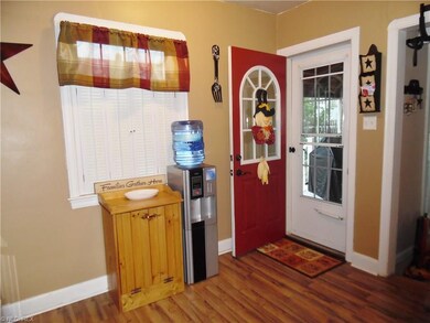 Kitchen with laminate flooring