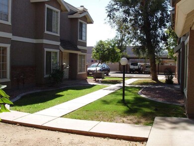Walkway to unit
