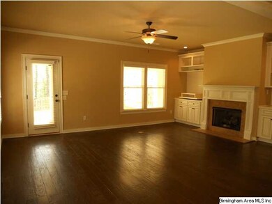 View from the family room of wooded lot