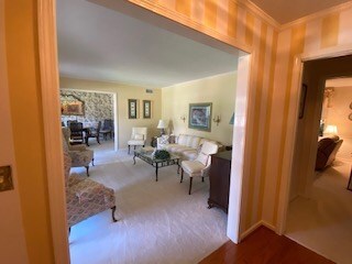 VIEW INTO FORMAL LIVING ROOM