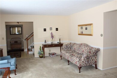 View of foyer from living room