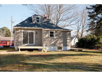 Exterior Back. nice deck off diningroom