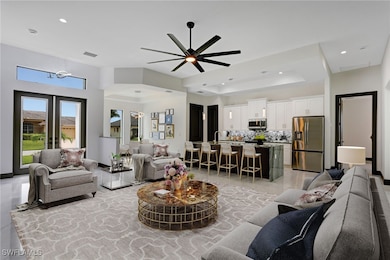Great room. Staged furniture. No furniture are inc