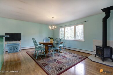 Dining Area w/Wood Stove
