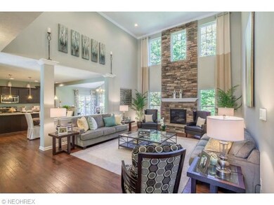 Open Family Room & Kitchen - picture contains non-