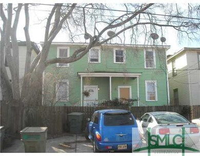 Exterior Back. 542 E Gaston St Unit B is on the to