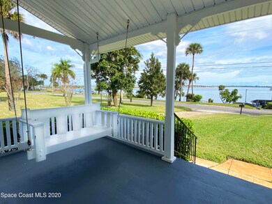 Front Porch Swing with River Views