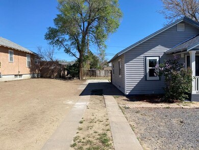 west side of property