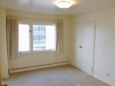 bedroom with closet