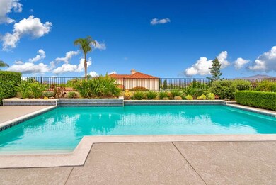 Pool and spa with views to the North.