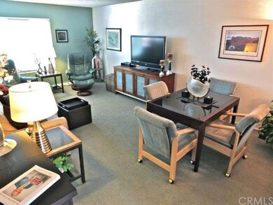 Spacious living room with eat in dining.
