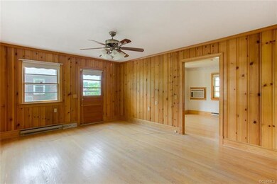 First floor Family room enhance with ceiling fan -