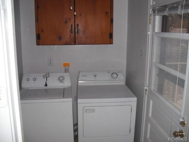 Utility room -- washer and dryer included