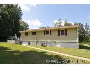 Back of house, deck