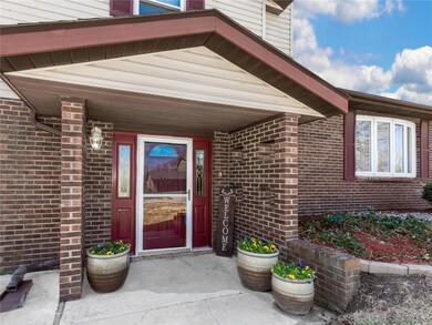 Inviting front entrance