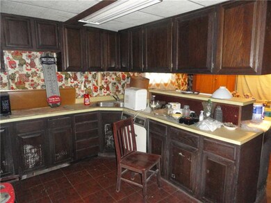 Wonderful counter space plus a breakfast bar.