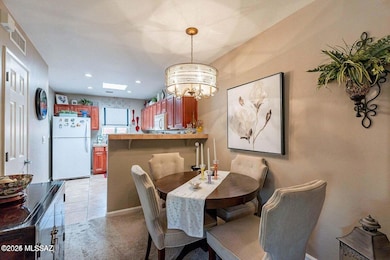 Looking into kitchen
