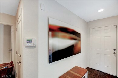Looking at front door from entry interior.