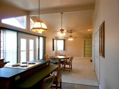 Interior Space/Layout. No hallways, open concept, vaulted ceilings and lots of natural light