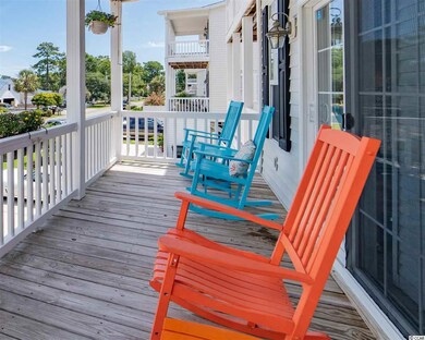 One of four porches