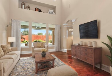 Grand 2 story formal living/wine room