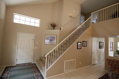 Light and bright entryway.