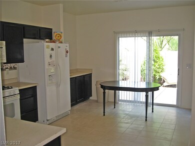 Another view of the kitchen with new tile floors.