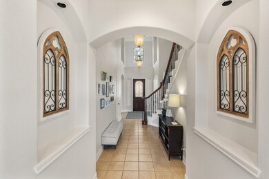 View of entryway and front door