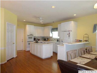 Huge kitchen with work island