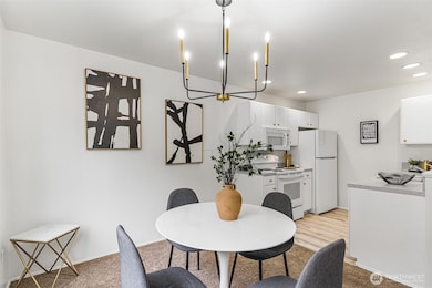 Enjoy intimate dinners or lively gatherings in this well-appointed dining space.