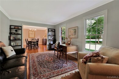 Massive formal living room just off of the foyer w