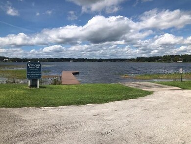 Gated boat launch for community across the road fr