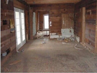 Old part of the house - original wood floors and s