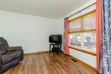 Living Room with Wood Laminate Flooring