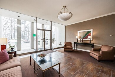 Looking out the front door of foyer