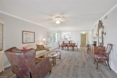 Combination living and dining room