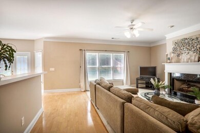 From the front door, enjoy a clear view through the open layout to the spacious family room and kitchen perfect for everyday living and entertaining
