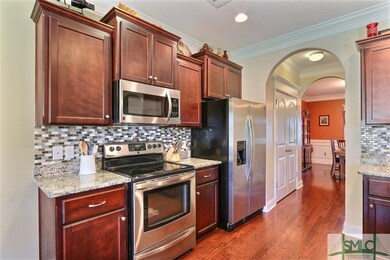 Beautiful kitchen with granite counter tops, stain